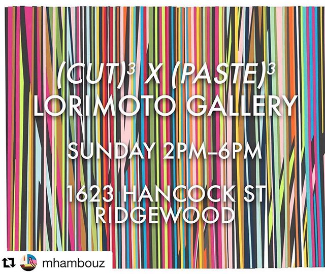 @mhambouz will be gallery sitting on Sunday 2-6 . Please swing by if you missed the opening! Weather seems great 👍 and get to talk to the artist in person!
