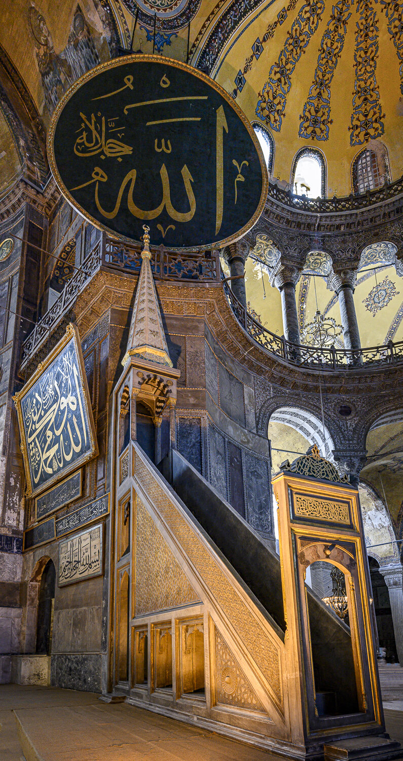 Hagia Sophia: Pulpit, Istanbul, Turkey