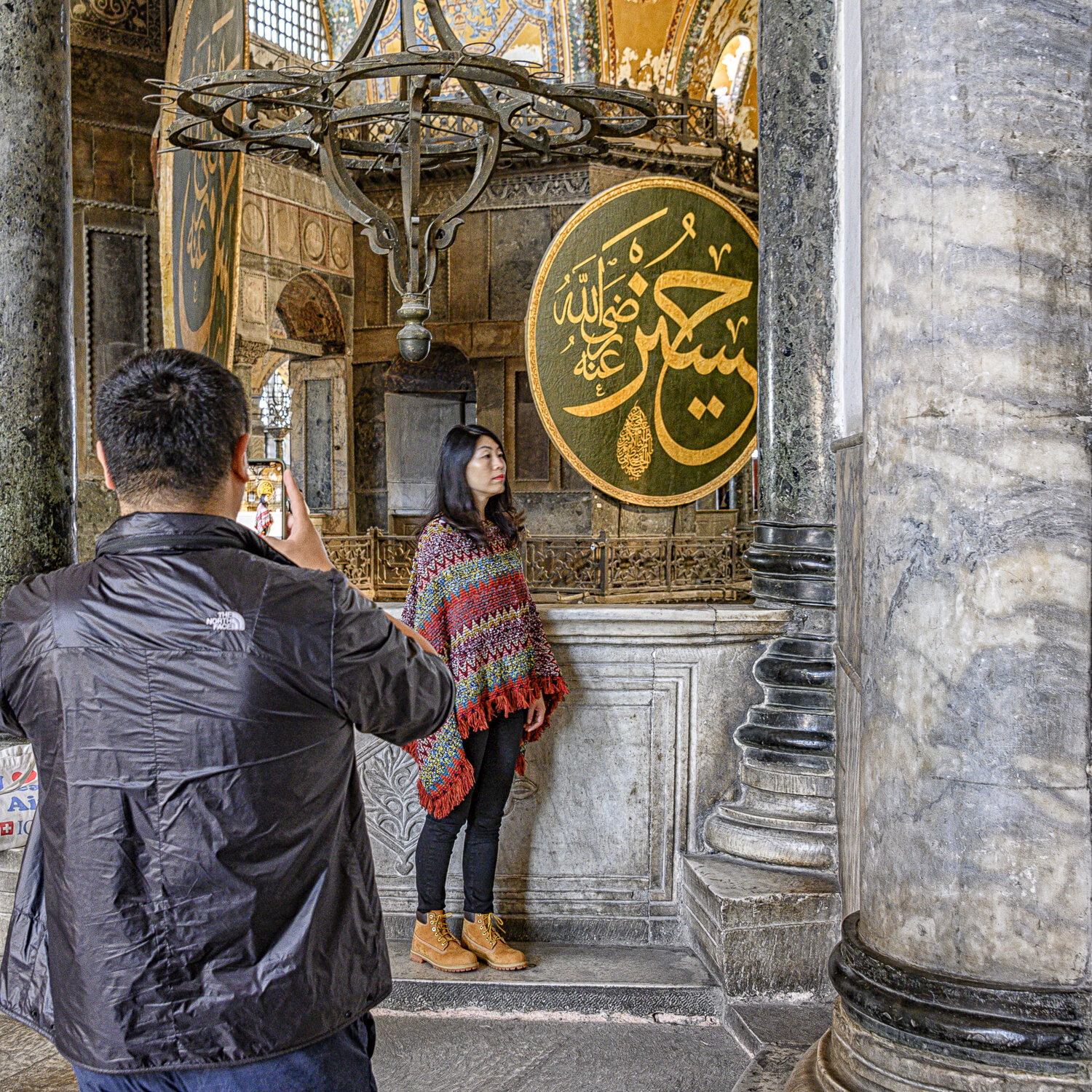 Posing - II: Hagia Sophia, Istanbul, Turkey