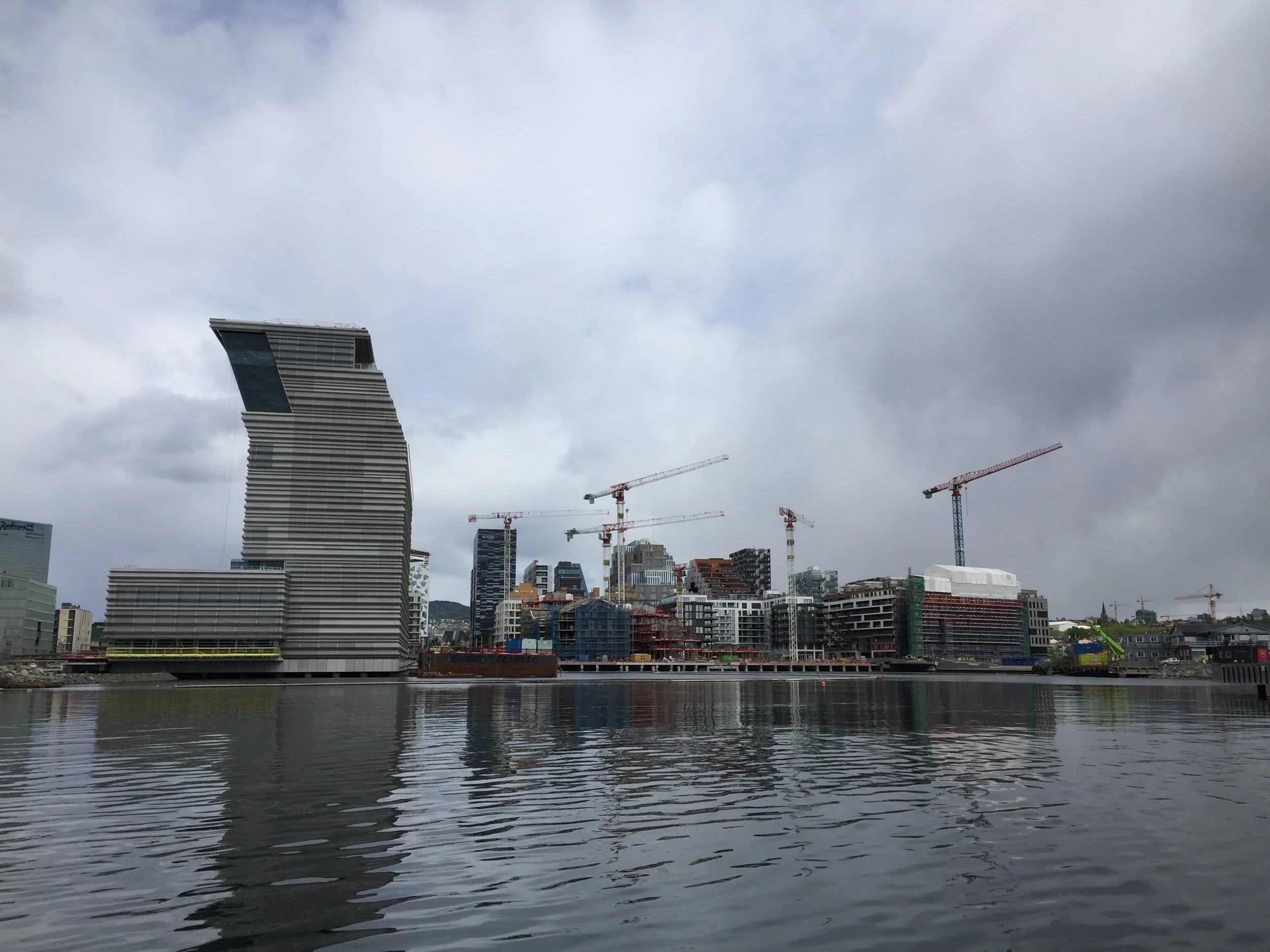 This dock was the main merchant shipping hub in Oslo in the 1930s, soon it will be the new Munch Museum.