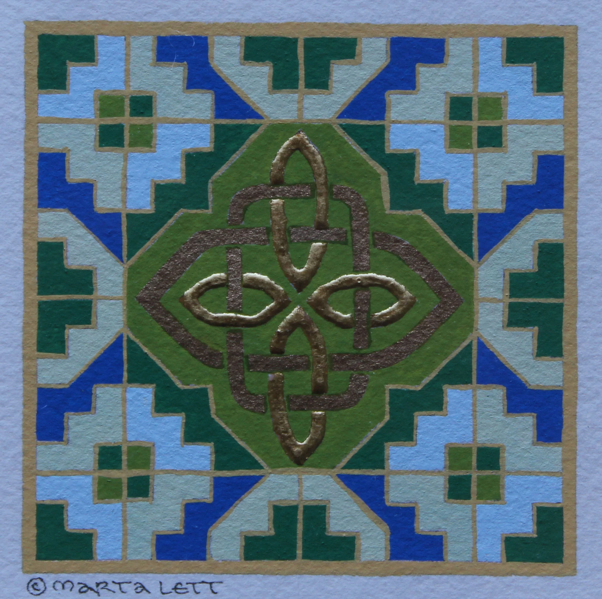 Celtic Step & Knot miniature