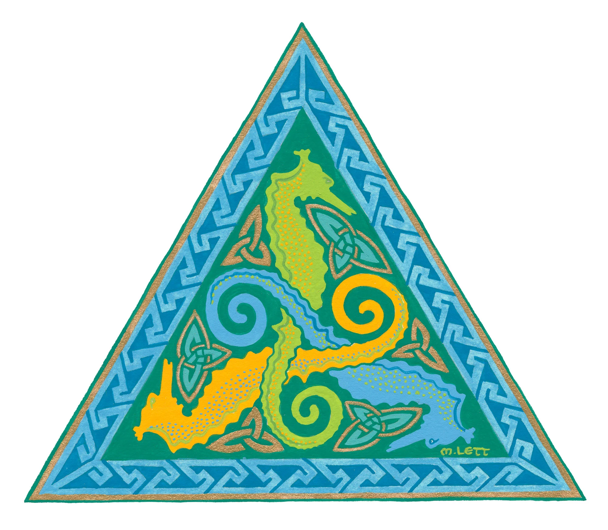Seahorses Triptych