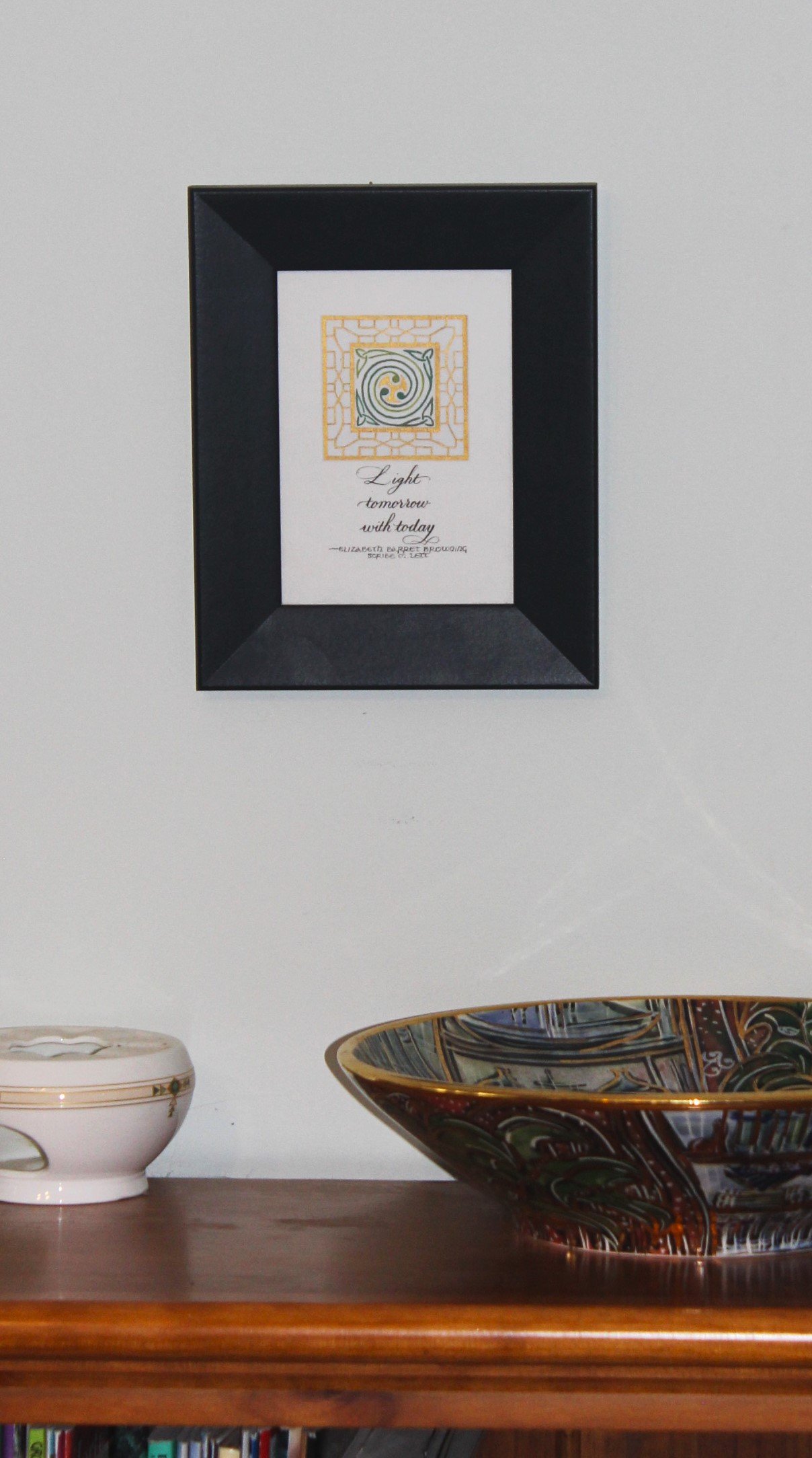 Light Tomorrow - framed   $120.