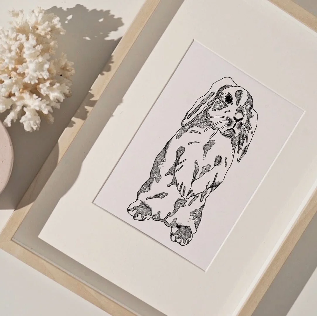 L I F E 🌙 you are the universe ~ the universe is you

A3 Art Print, DM if you want framing included

https://www.katkilburn.com/heartbeats/life

#life #growth #artprint #bunny #blackandwhite #illustration #framedprint #ausmade #goldcoast