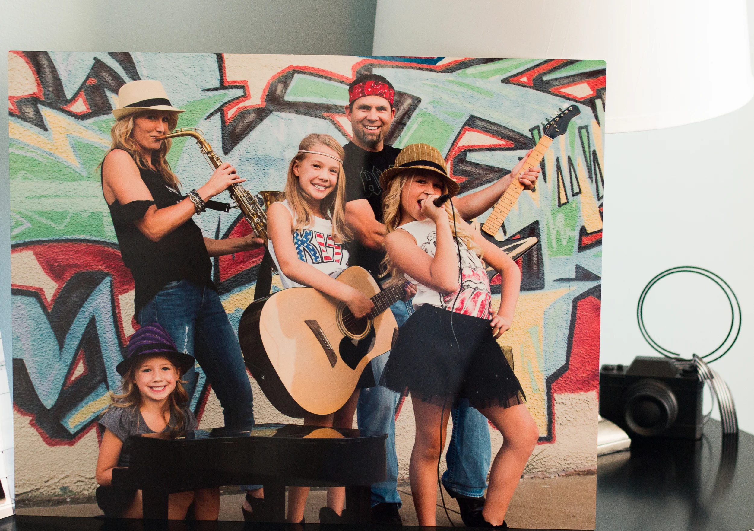 Family photo wall print product from Kelly Alley Photography.