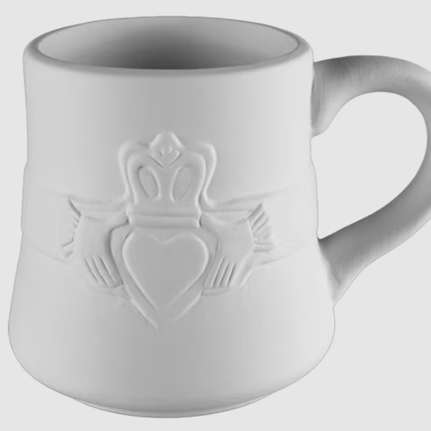 Paint Your Own Claddagh Mug
