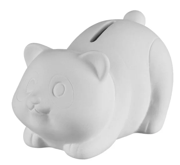 Paint Your Own Jin Jin the Panda Bank (pouncing panda)