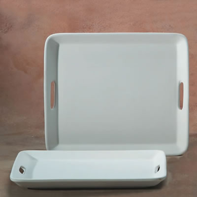 Rectangle Serving Tray with Handles