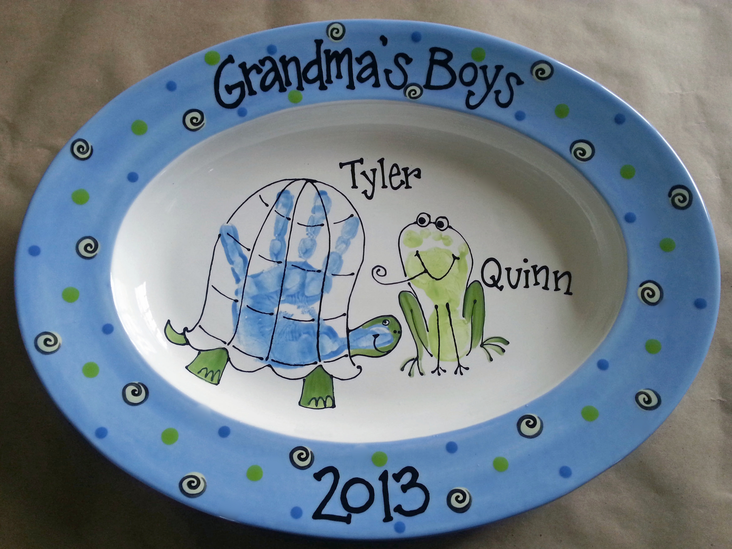 grandma's boys handprint platter.jpg