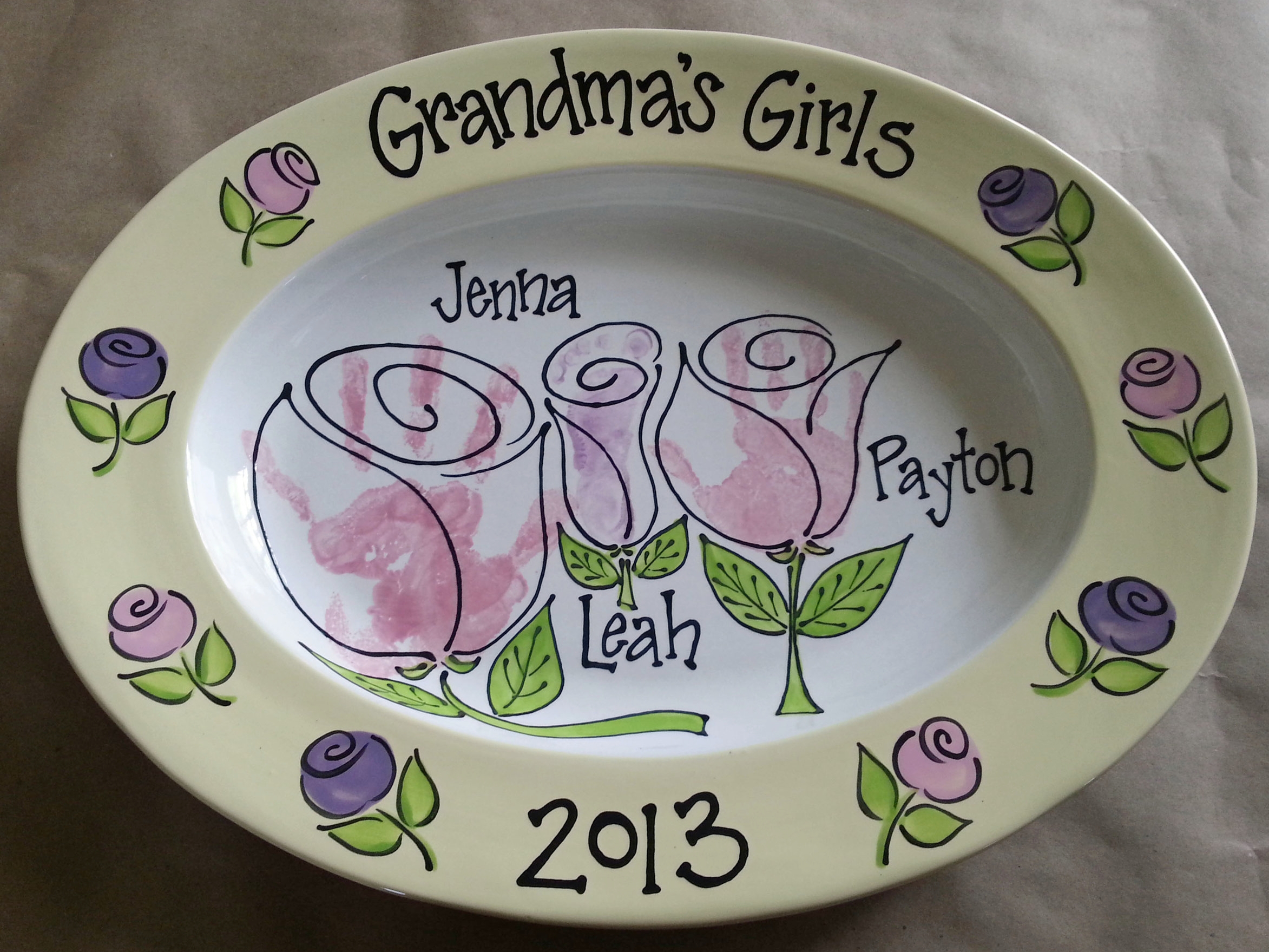 grandma's girls handprint platter.jpg