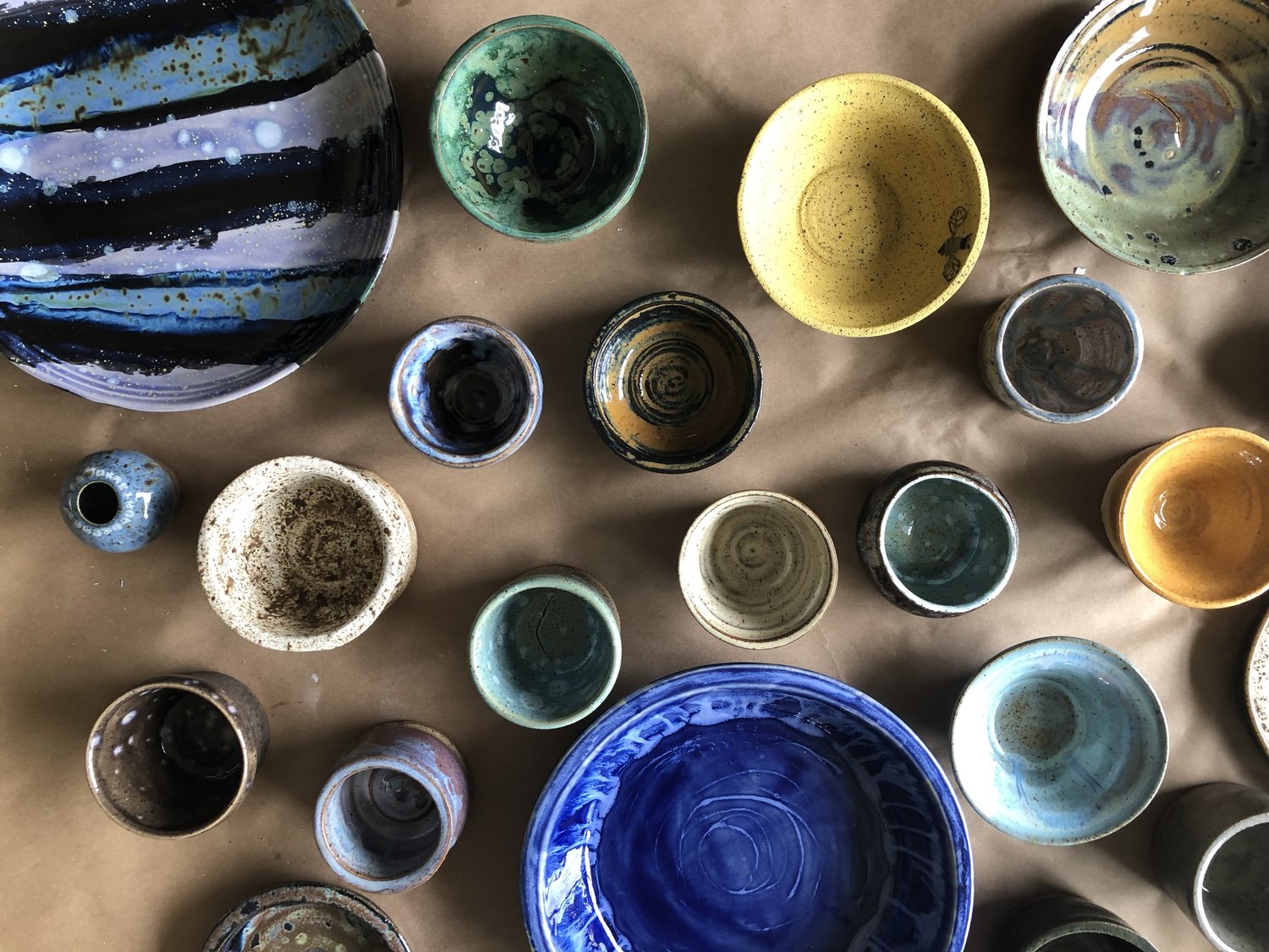 Pottery Wheel Throwing Class: Splatterware New York City