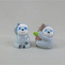 Paint Your Own Sloth Salt and Pepper Shaker Set