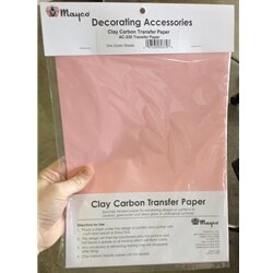 Clay Carbon Transfer Paper (Single, Reusable 8.5x11 Sheet) — The