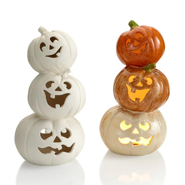 Paint Your Own Stacked Jack O' Lantern Light-Up