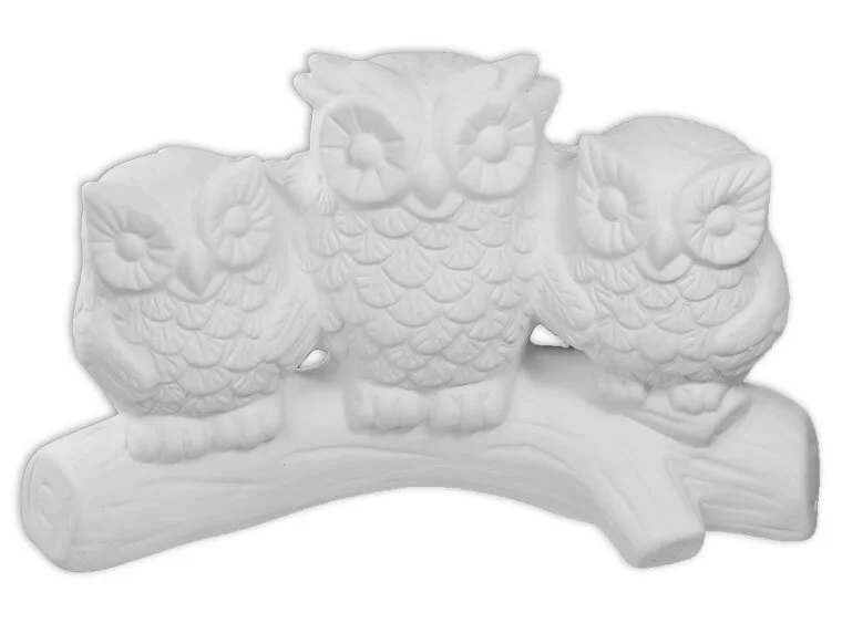 Paint Your Own Owl Family