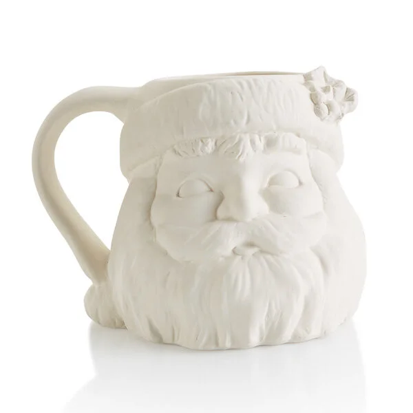 Paint Your Own Vintage Santa Mug