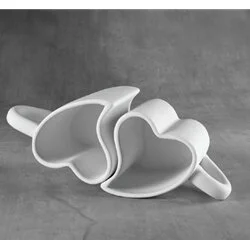 Paint Your Own Heart Shaped Mug (Sold Individually)