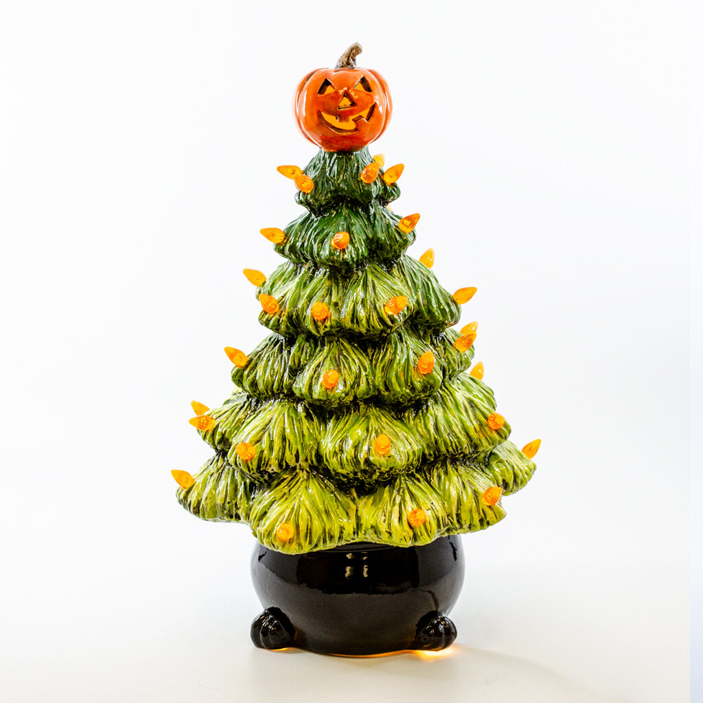 Paint Your Own Halloween Tree lightUp w/ Orange and Purple Lights Kit (LIMITED SUPPLY!) — The