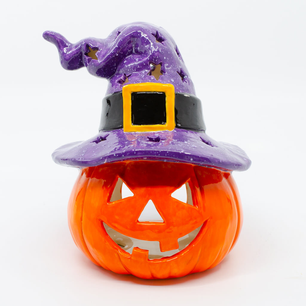 Paint Your Own Witch Hat Jack O' Lantern