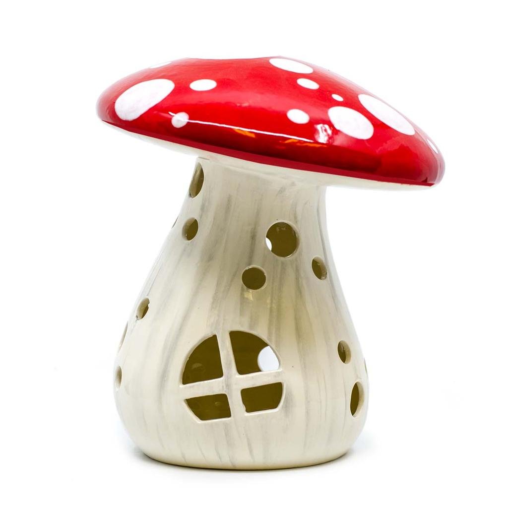 Paint Your Own Large Mushroom Lantern