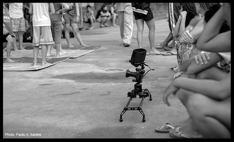 Waiting to rock the Pani GH4 on set in the Philippines.