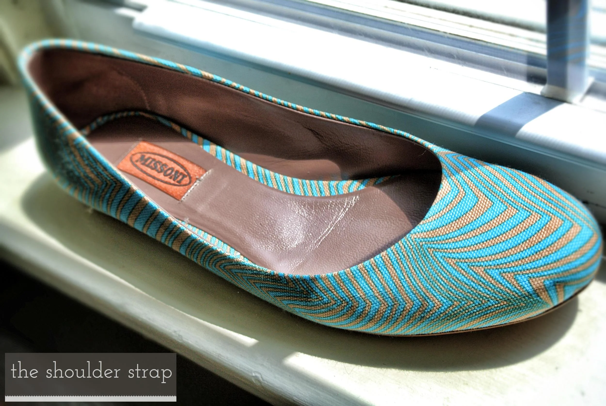 Missoni Turquoise Flats