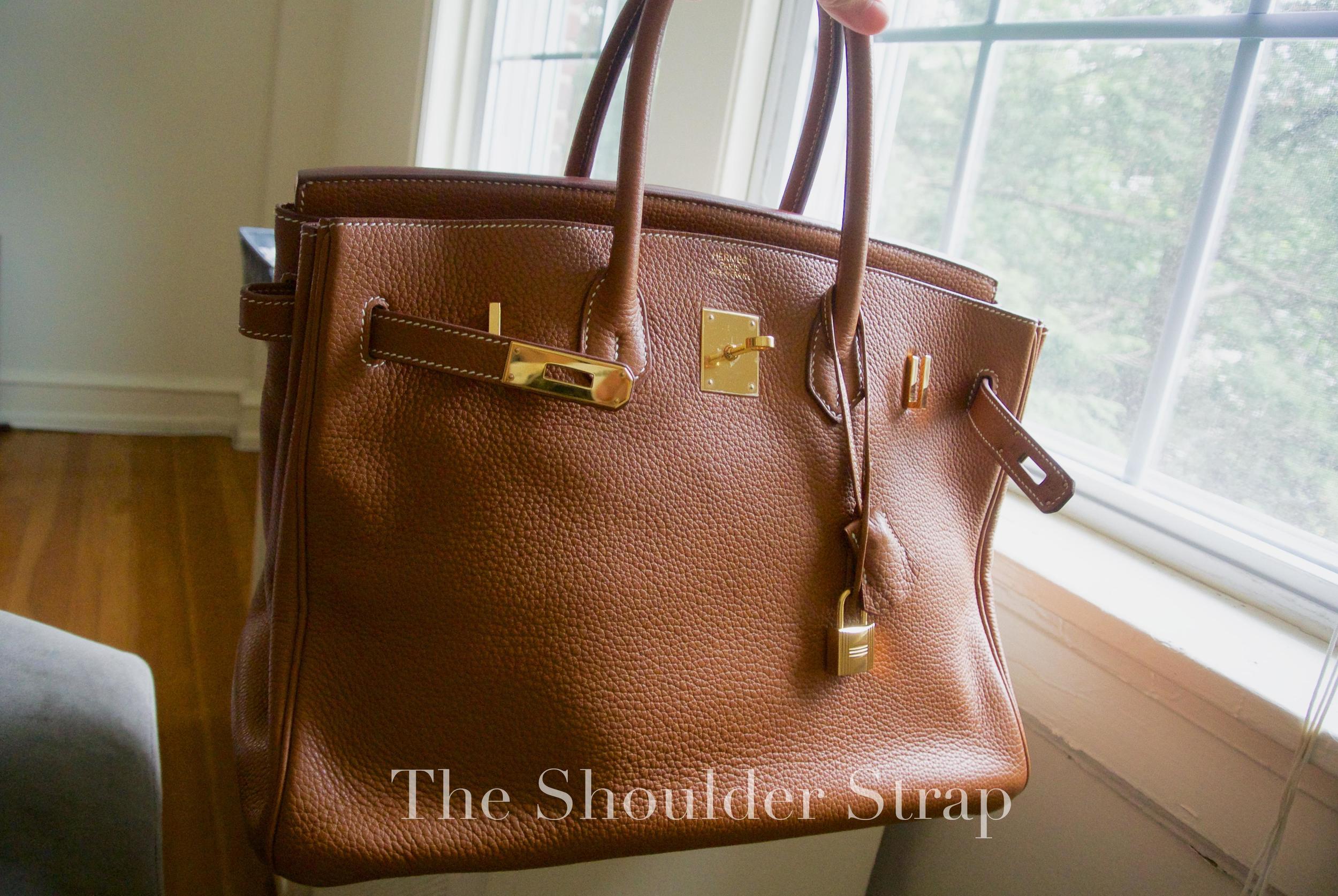 adding strap to birkin