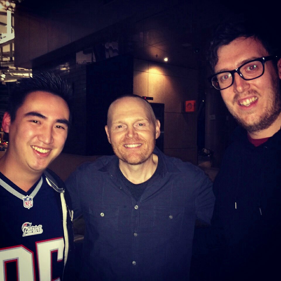  With Bill Burr at his phenomenal Hong Kong debut 