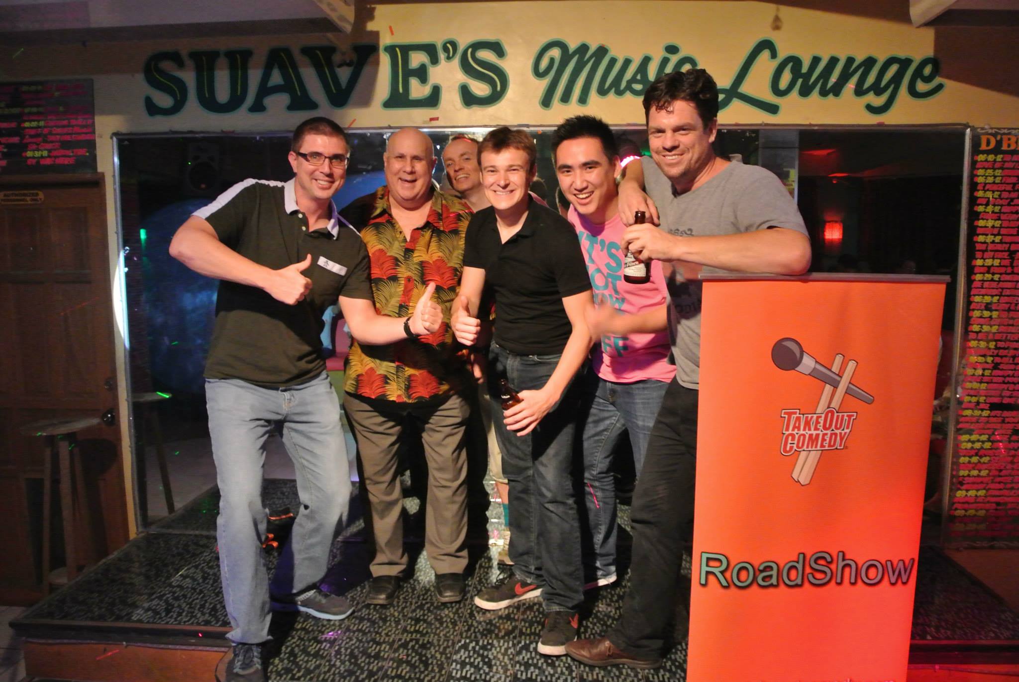 TakeOut Comedy Road Show in Angeles. Who thought my Philippines debut would involve so many hookers in the audience?