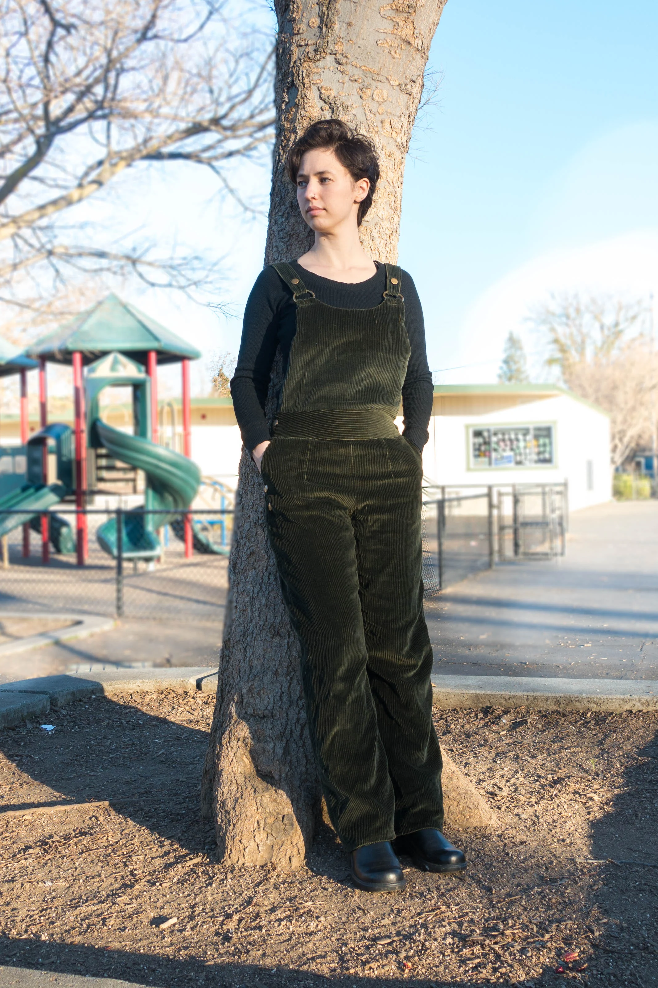 corduroy overalls