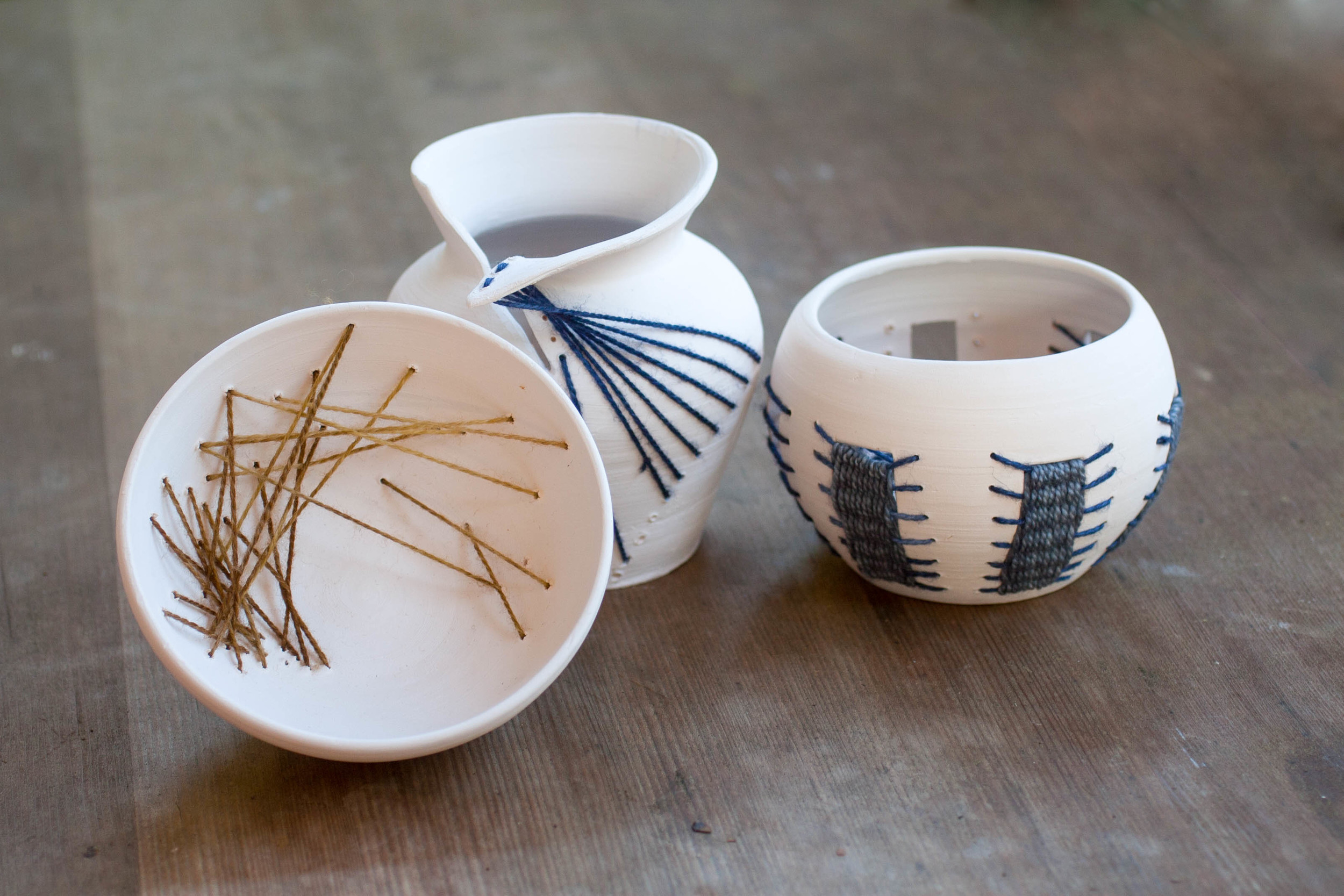 woven pots