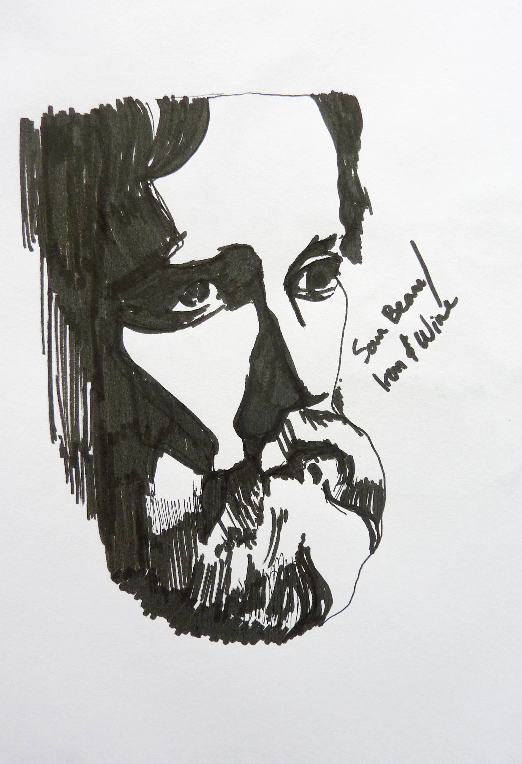 sketch from photo, 2013