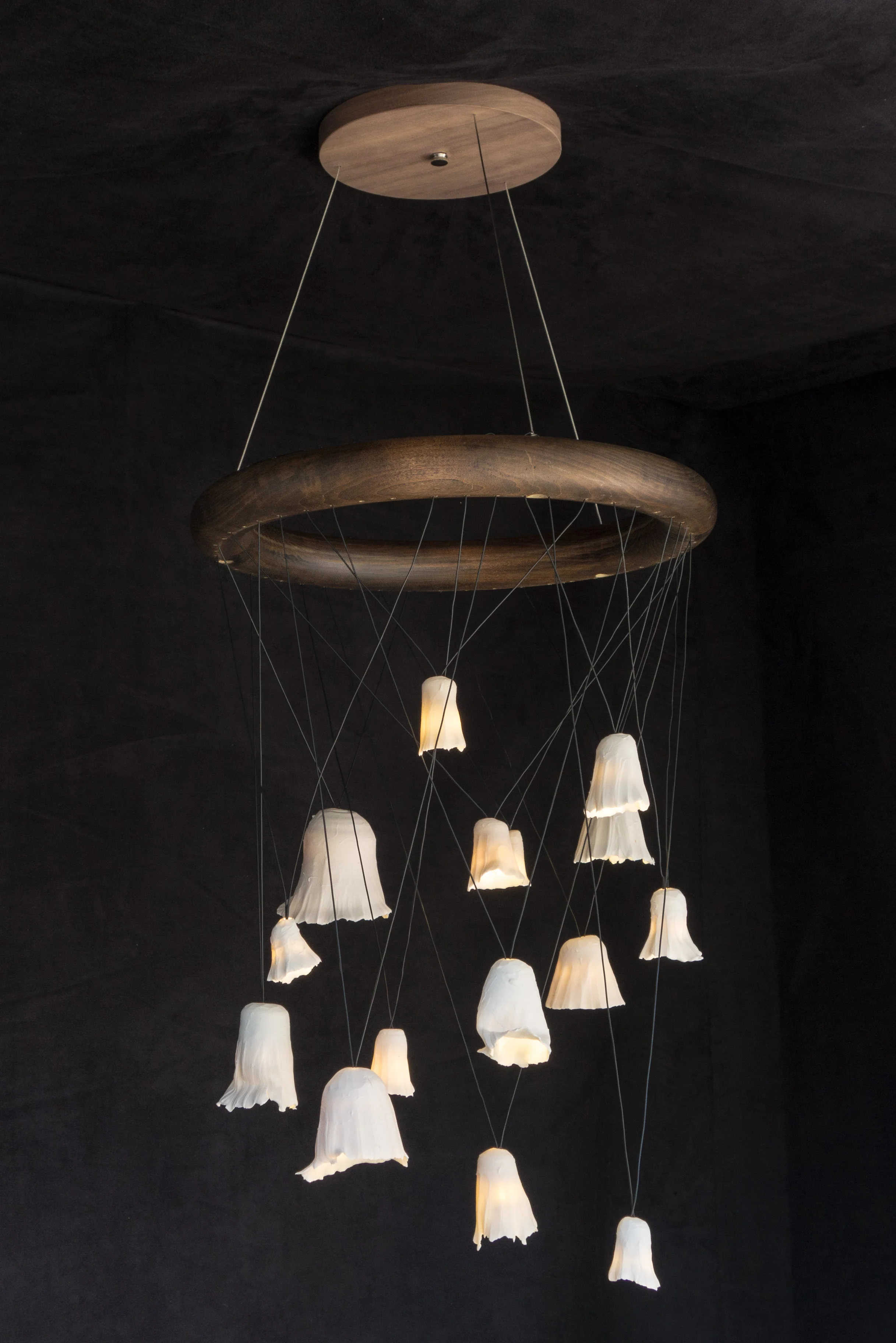 Porcelain Bell Chandelier