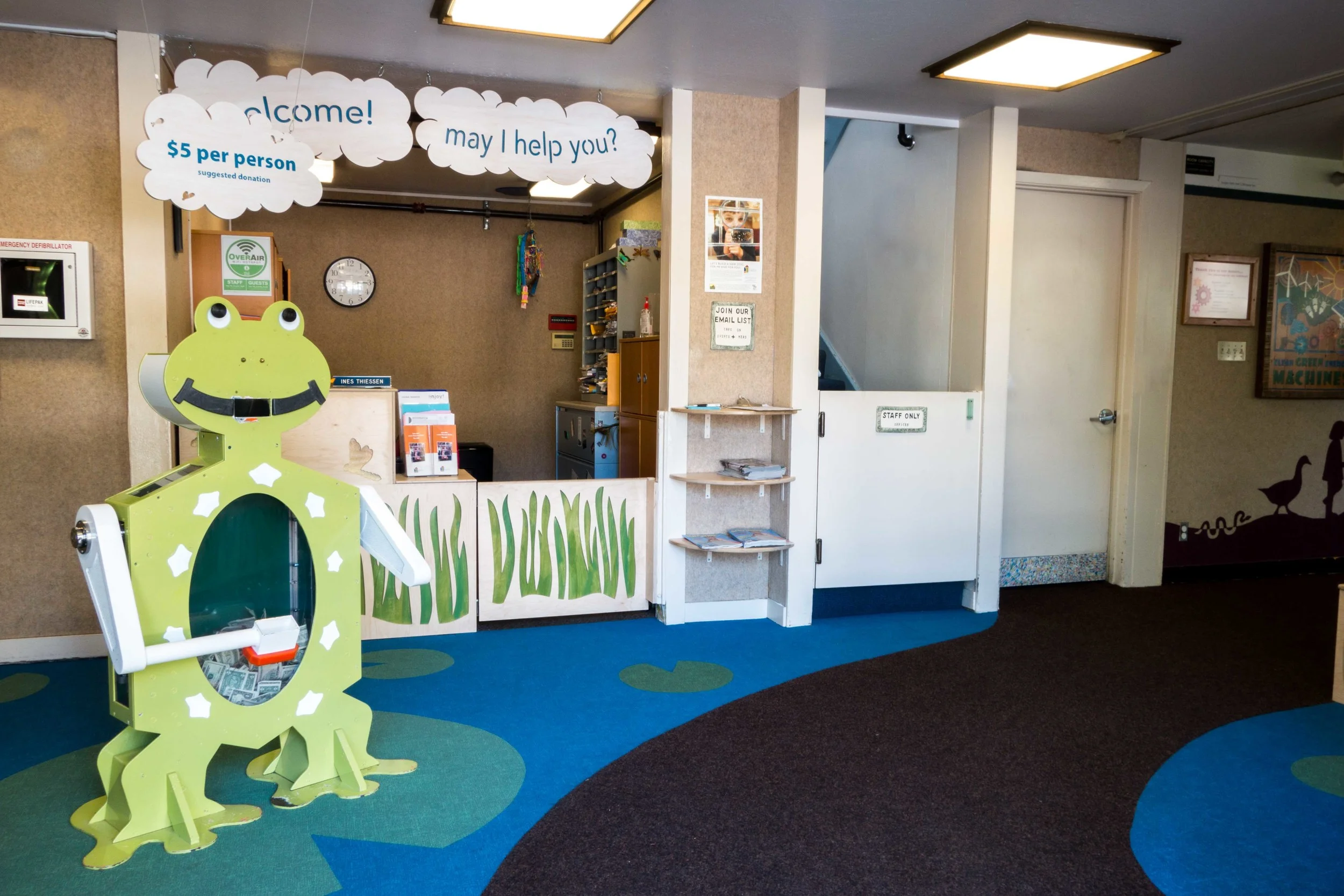 After - Palo Alto Junior Museum and Zoo lobby makeover