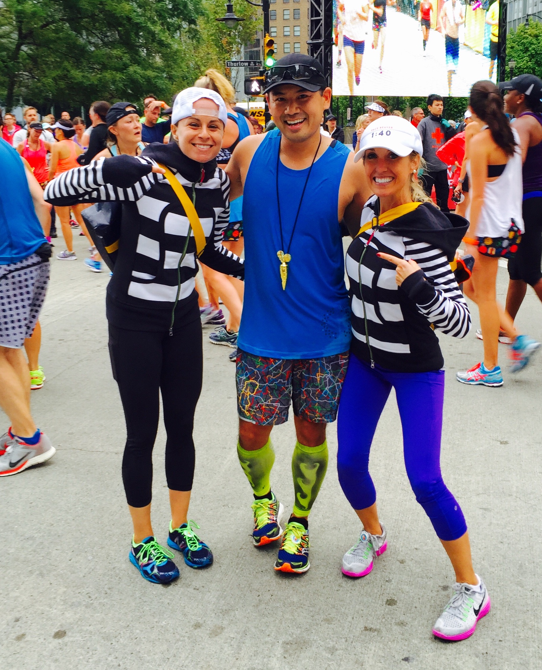 Lululemon run ambassadors, Pace Beavers and all around awesome ladies, Lauren Padula (left) and Sheri Matthews. 
