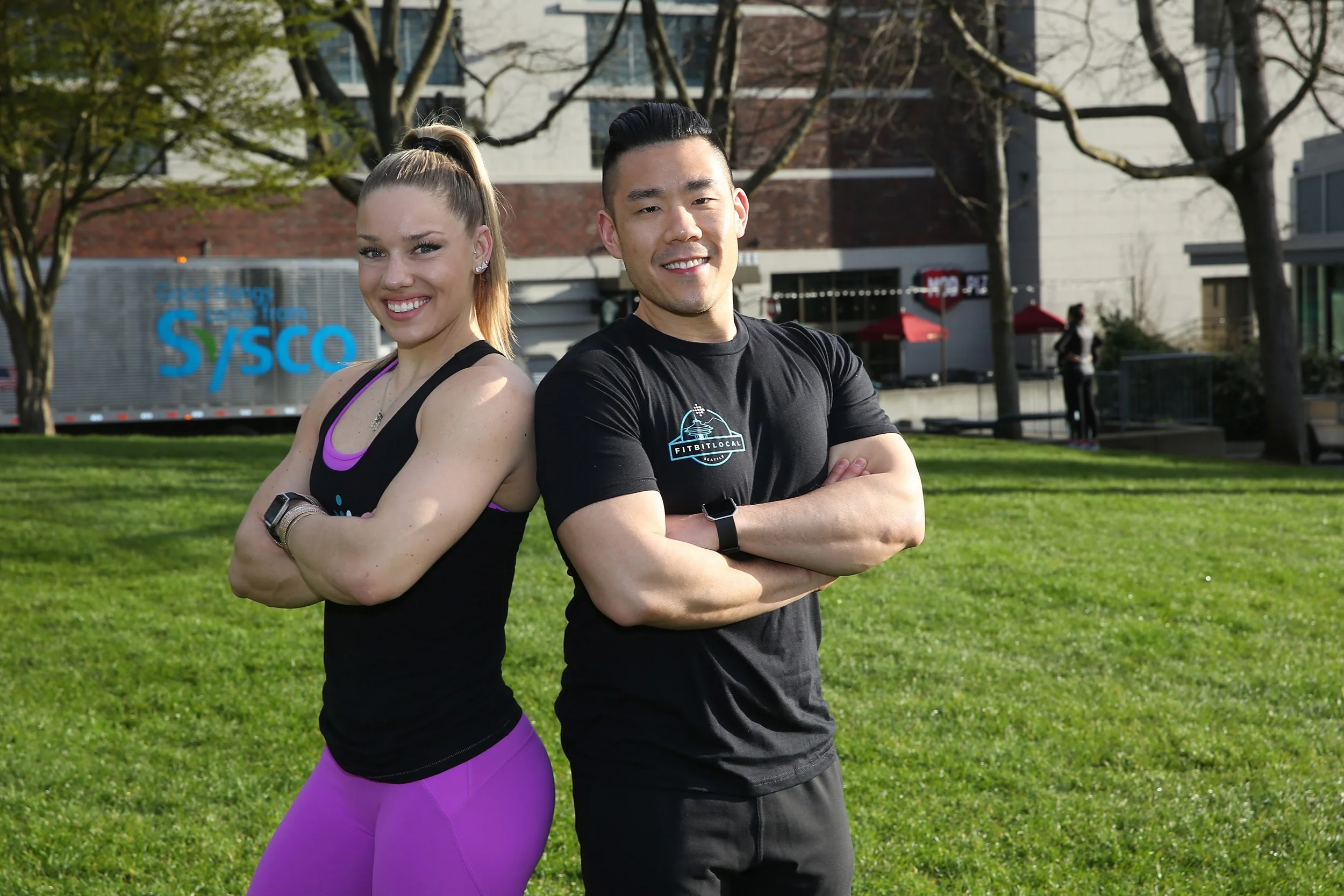 Fitbit Local Seattle ambassadors, Kaisa Keranen and Kevin N