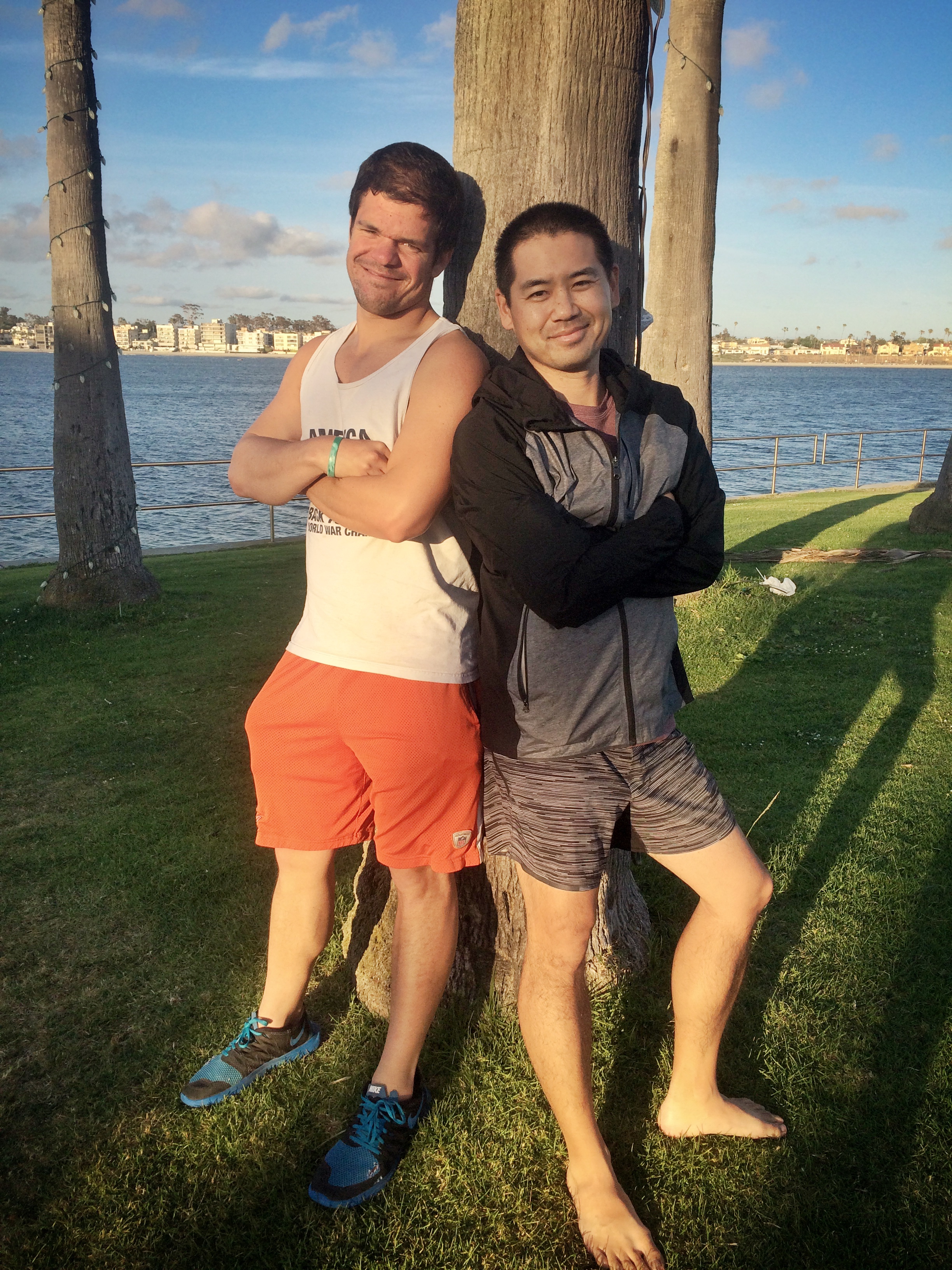 DJ Justin Kanoya (on right) with Dreamchasers podcast host, Lucas Armando.