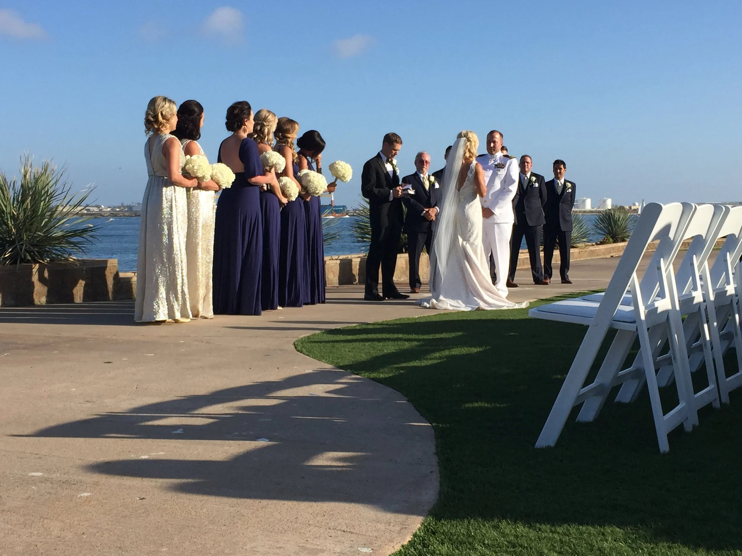 Jake and Erika get married at the Admiral Kidd Club in San Diego, CA. 