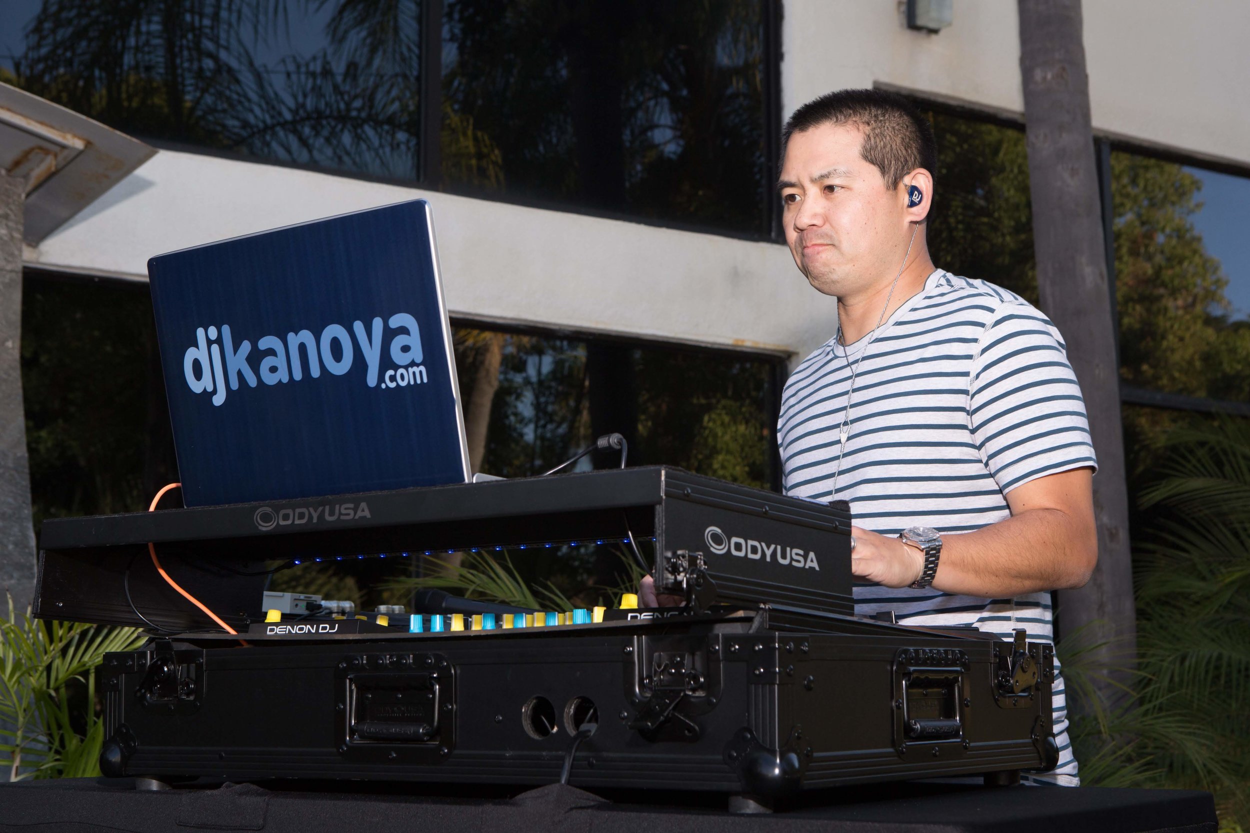 DJ Justin Kanoya spins at the 2018 Taste of Asia.