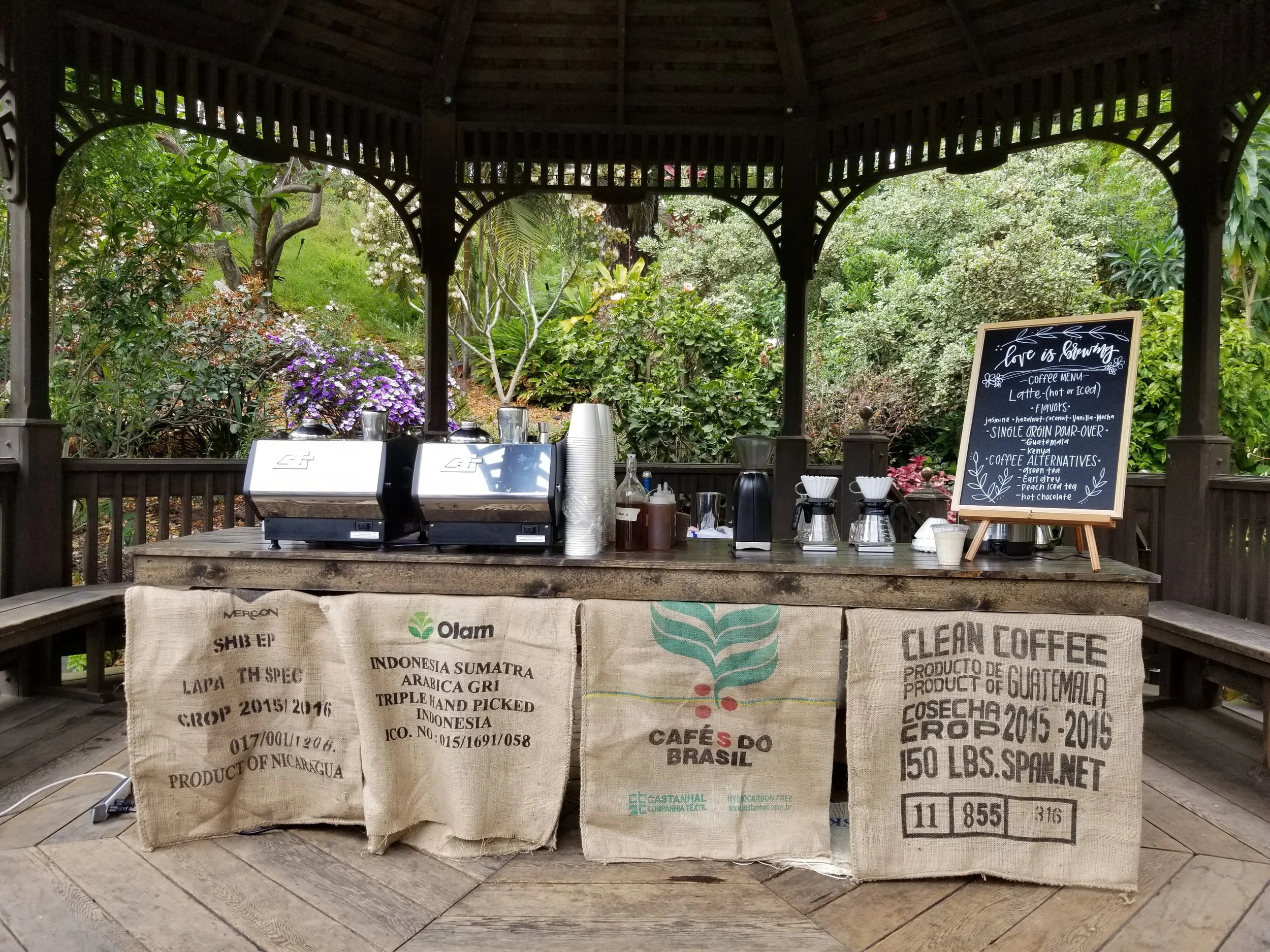 A highlight for me was the coffee bar Michelle and Cameron set-up at their wedding.
