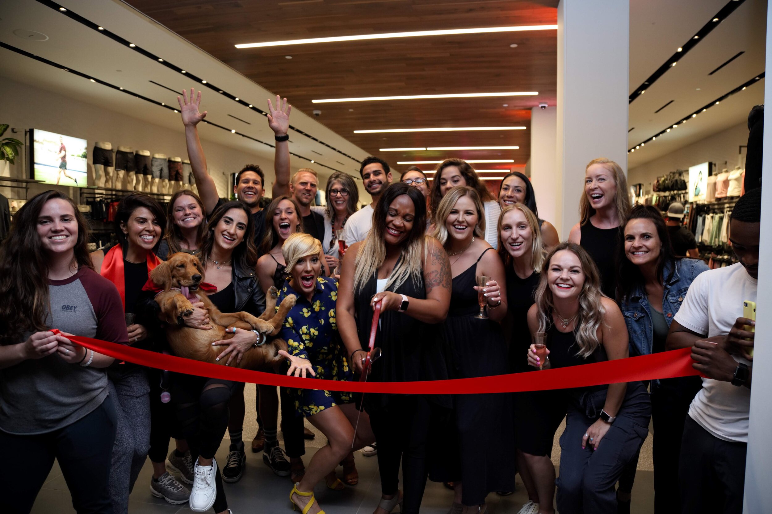 Lululemon Fashion Valley Celebrates New Space with In Store Party — DJ  Kanoya Productions Weddings, Yoga, Fitness