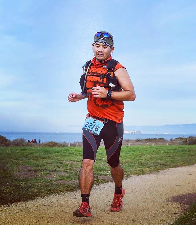 Small sections. One aid station at a time.⁠
▪️⁠
▪️⁠
In November 2019 I ran/walked/hiked a 50k race in San Francisco. The race course took me from Sausalito, through the Muir Woods and Marin Headlands; across the Golden Gate Bridge and into Crissy Fie