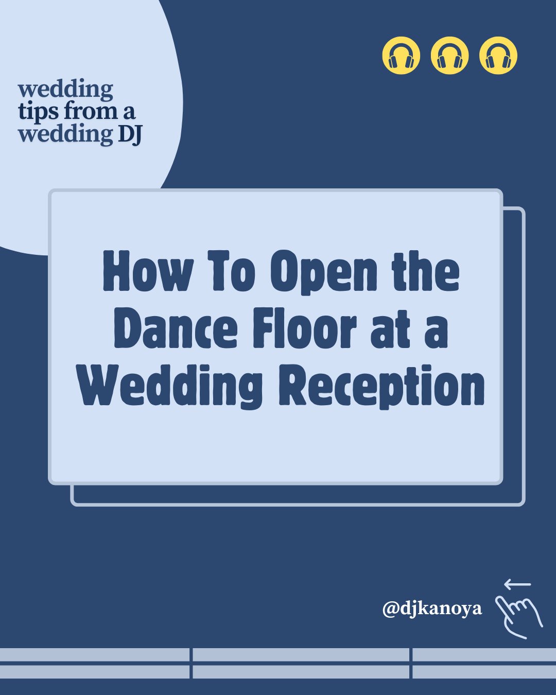 Here are three ways that I open a dance floor. It may not always be what you think. ⁠
.⁠
.⁠
.⁠
.⁠
#weddingtips #djkanoya #sandiegodj #weddingdj