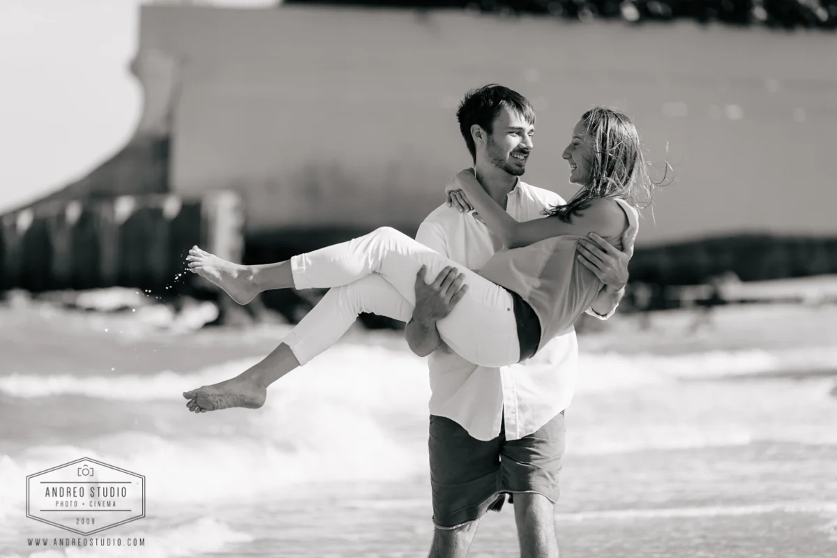 Sunset Beach Engagement Photography in West Palm Beach