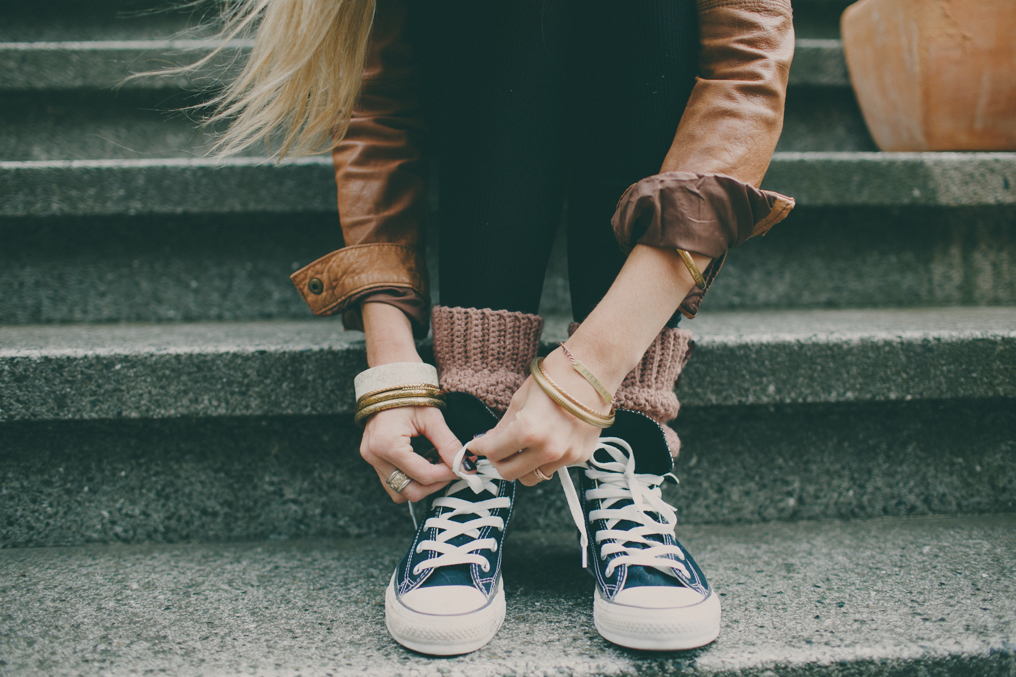 Fashion Photographer, Jennifer Skog’s city hipster winter lookbook shoot for Three Bird Nest