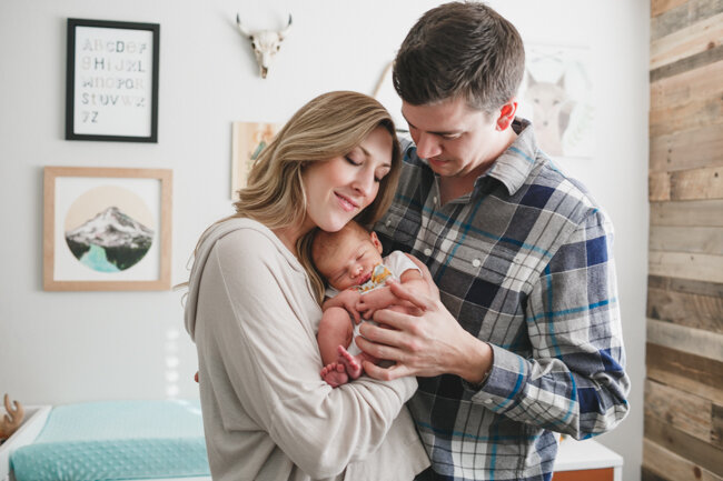 California Boho Nursery & Newborn Shoot