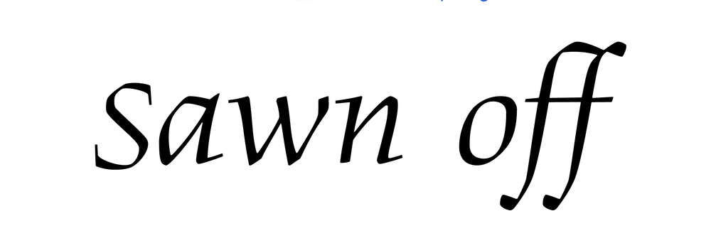 Sawn Off
