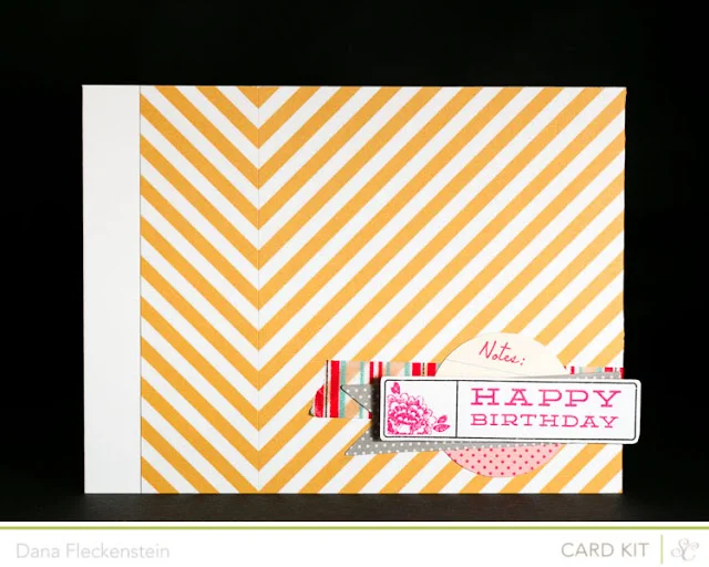 Big Chevron Birthday Card