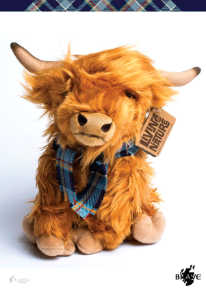 scottish highland cow stuffed animal