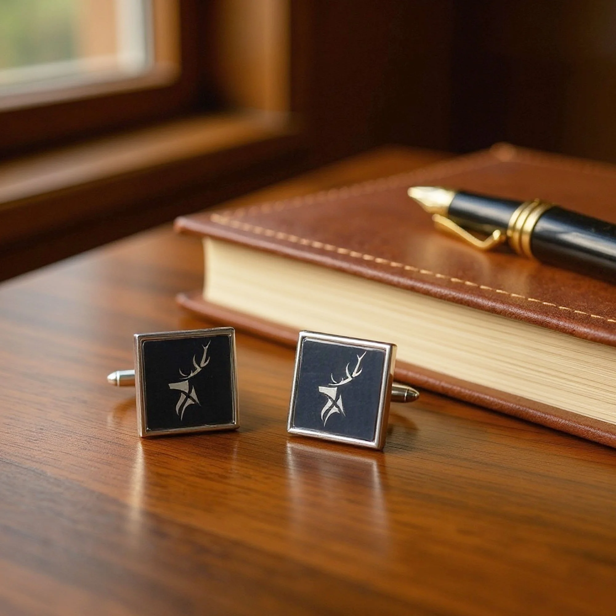 stag-black-cufflinks-brave-scottish-gifts-model.jpg